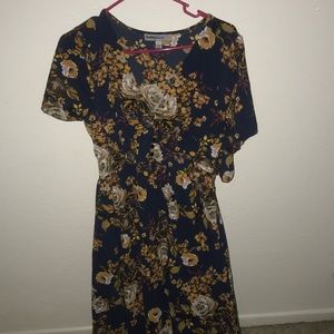 Long floral dress